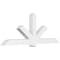 Ekena Millwork Kennewick Architectural Grade PVC Gable Bracket, 96"W x 36"H x 6"D x 6"F, 9/12 Pitch GBP096X36X0606KEN00 - alternate 1